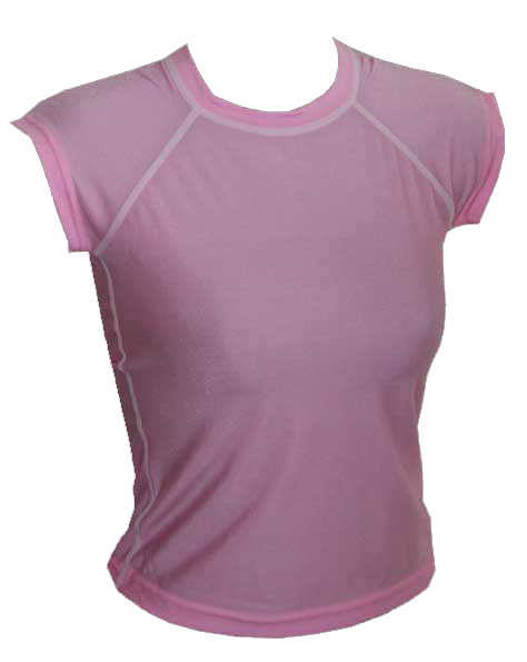 Womens Pink Rash Guard