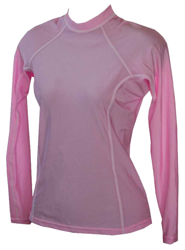 Womens Pink Swim Shirt