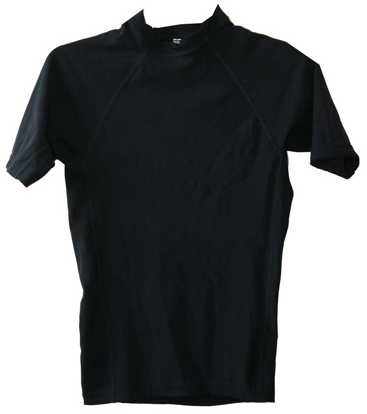 Kids Swim Shirt Black