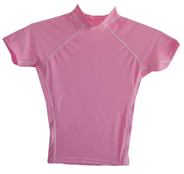 Kids UV Rash Guard Pink