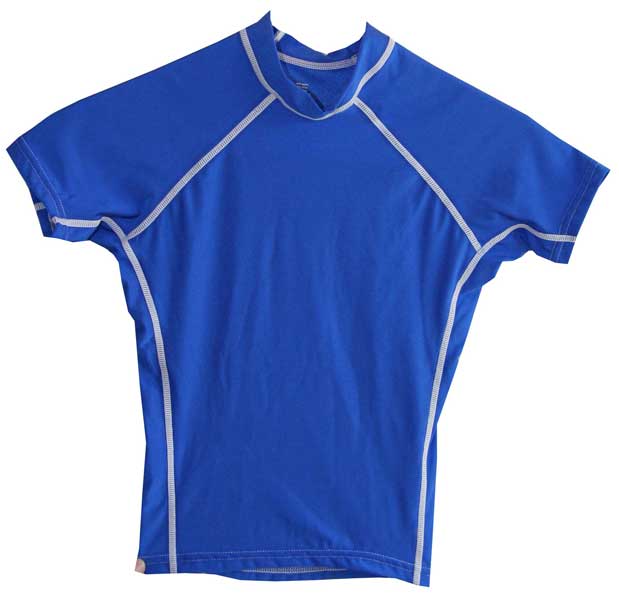 Boys Swim Shirt Blue