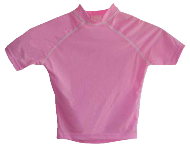 Toddler Rash Guard - Short Sleeve Pink!